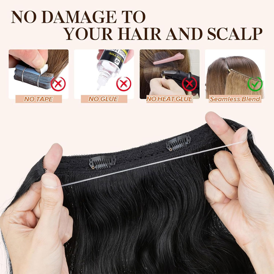 S-noilite Wire In Human Hair E - огляд і ціна Invisible Tape In Extensions Real Hair