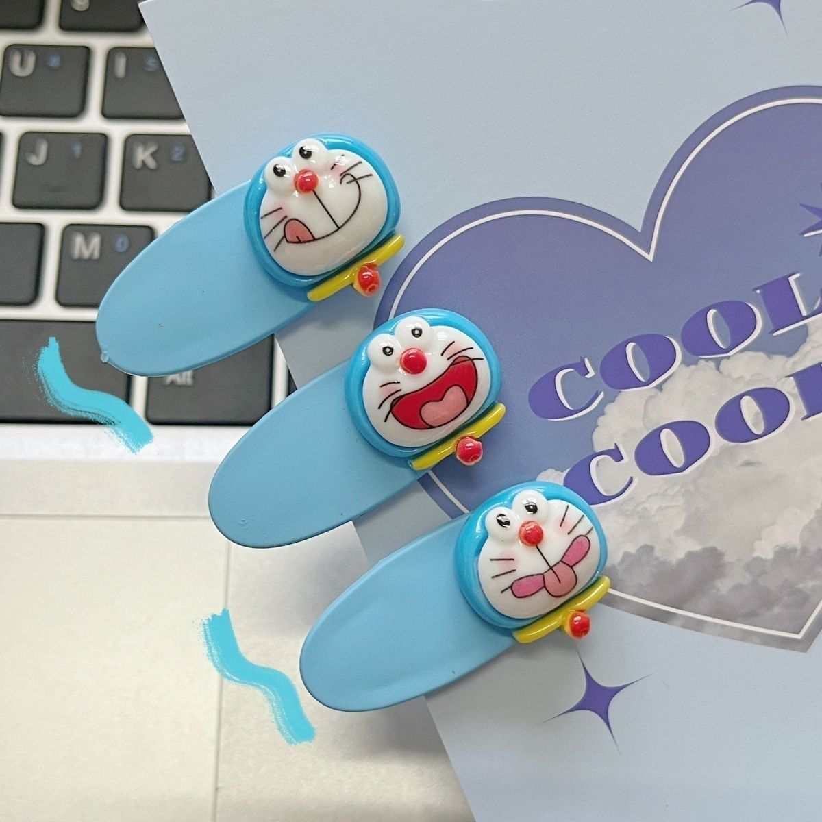 Cute Doraemon Expression Duckb - огляд і ціна Hair Bundles