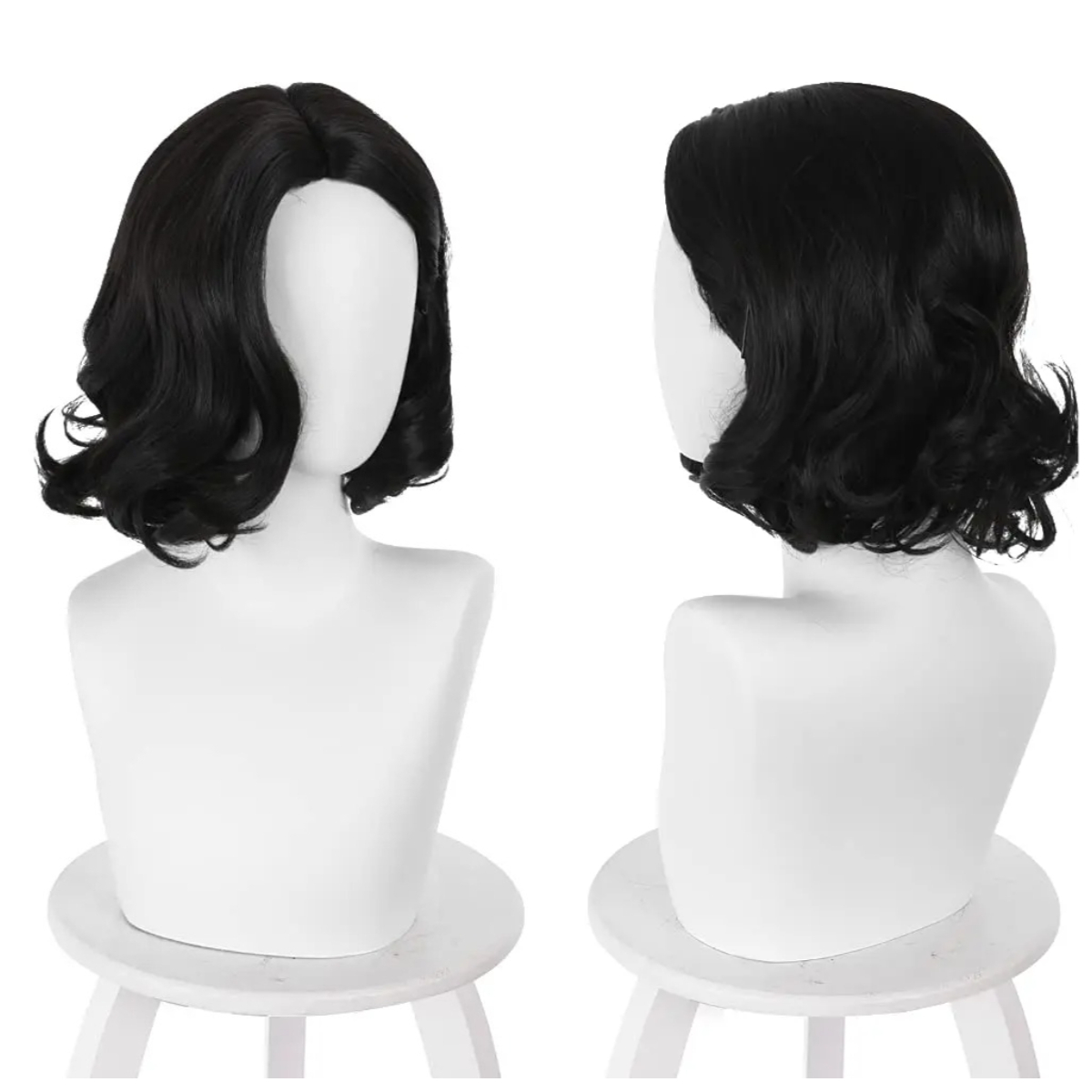 Black Short Bob Wavy Middle Pa - огляд і ціна Synthetic Braided Wigs For Black Women